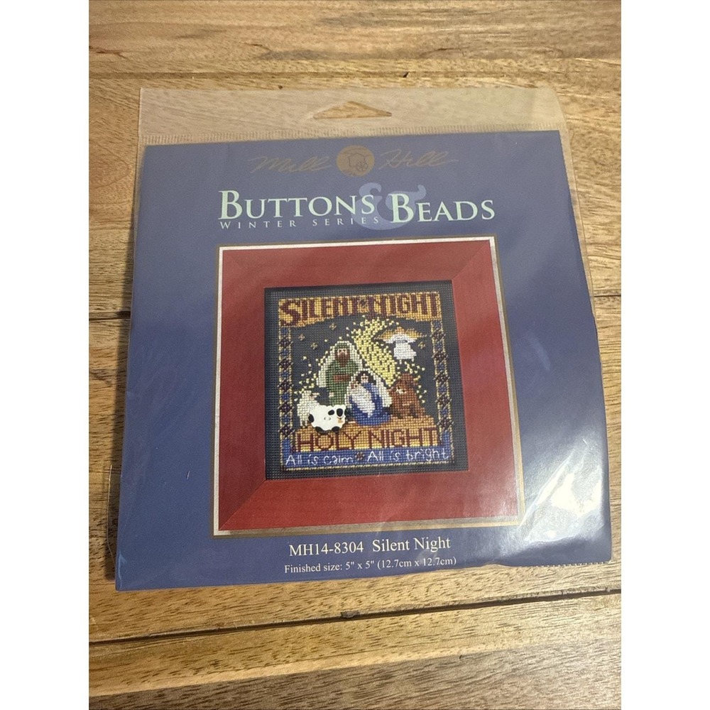 Mill Hill "SILENT NIGHT" Buttons & Beads Kit MH14-8304 NEW Unopened 2008 HTF